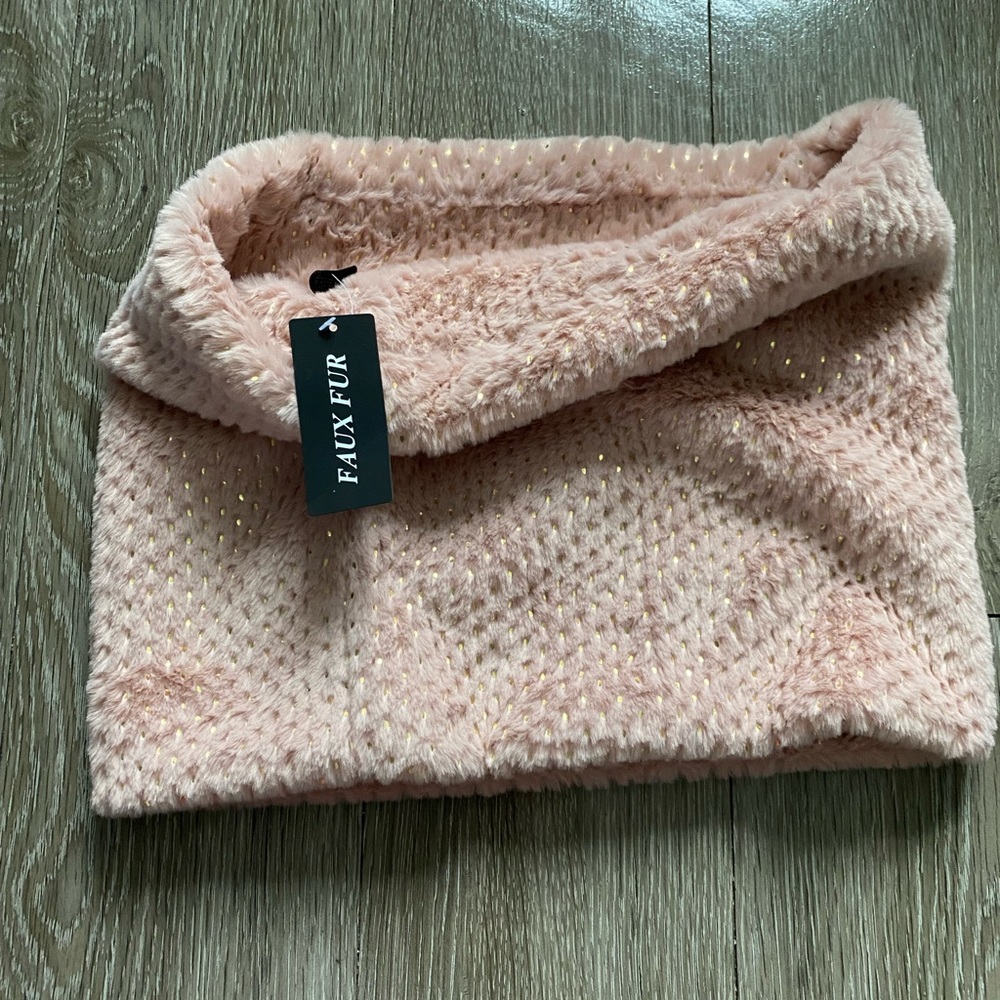 Faux Fur infinity scarf